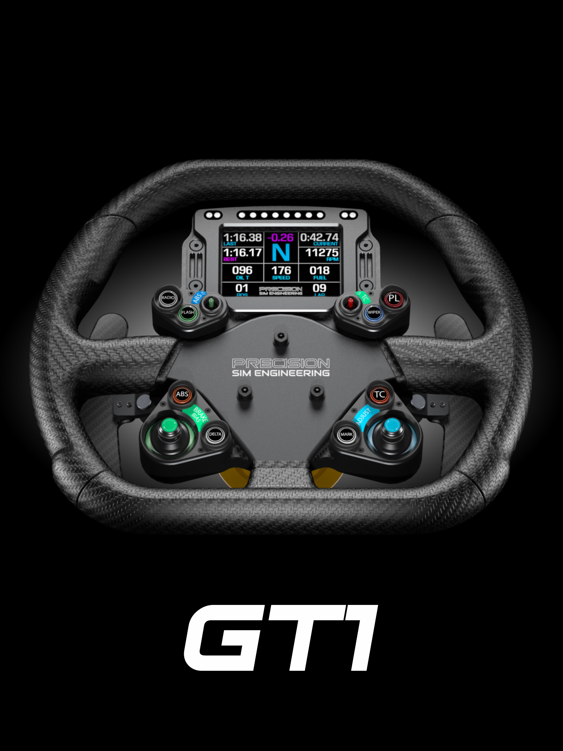gt1 steering wheel